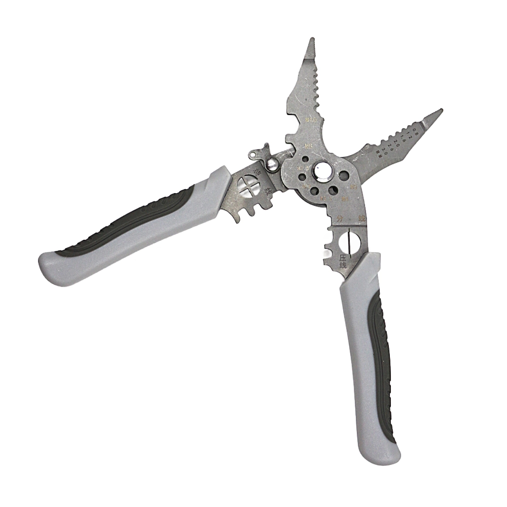 Multifunctional Wire Stripper Crimper Cable Cutter Pliers view 2